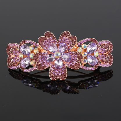 Crystal hair clip