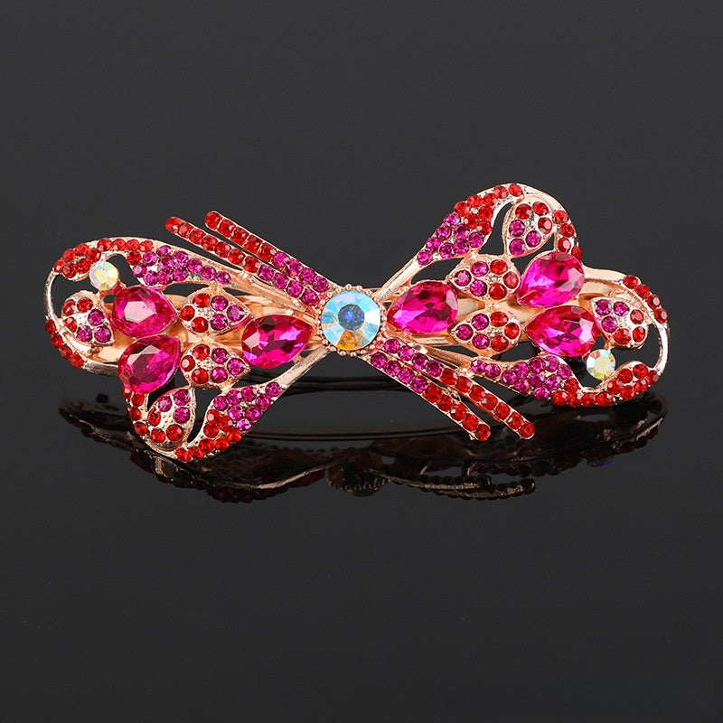 Crystal hair clip