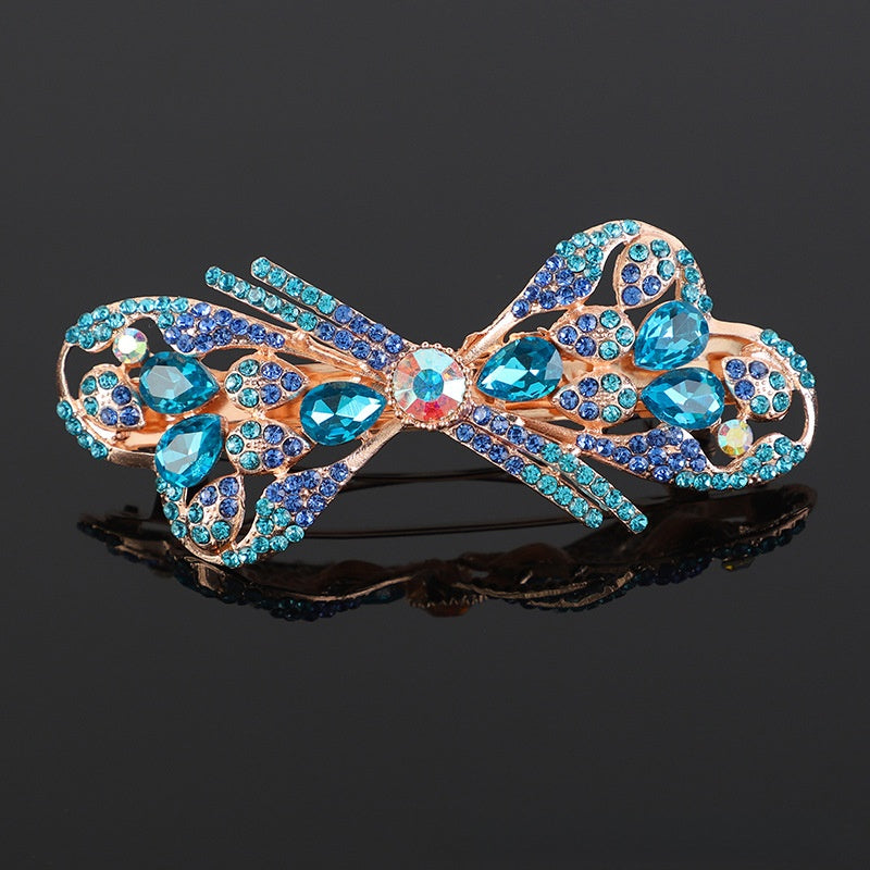 Crystal hair clip