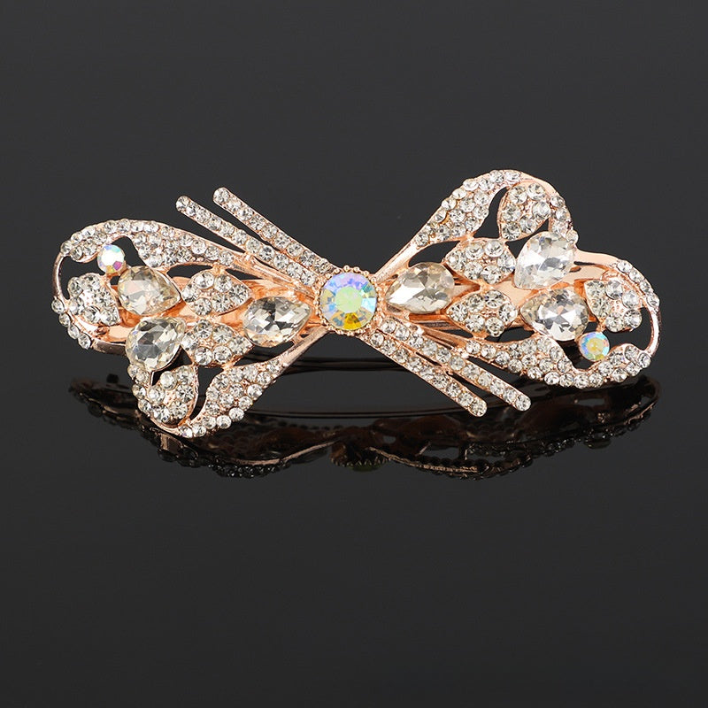 Crystal hair clip