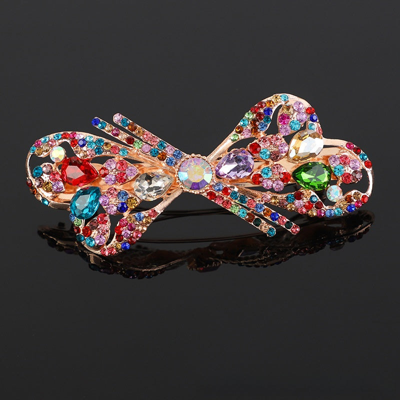 Crystal hair clip