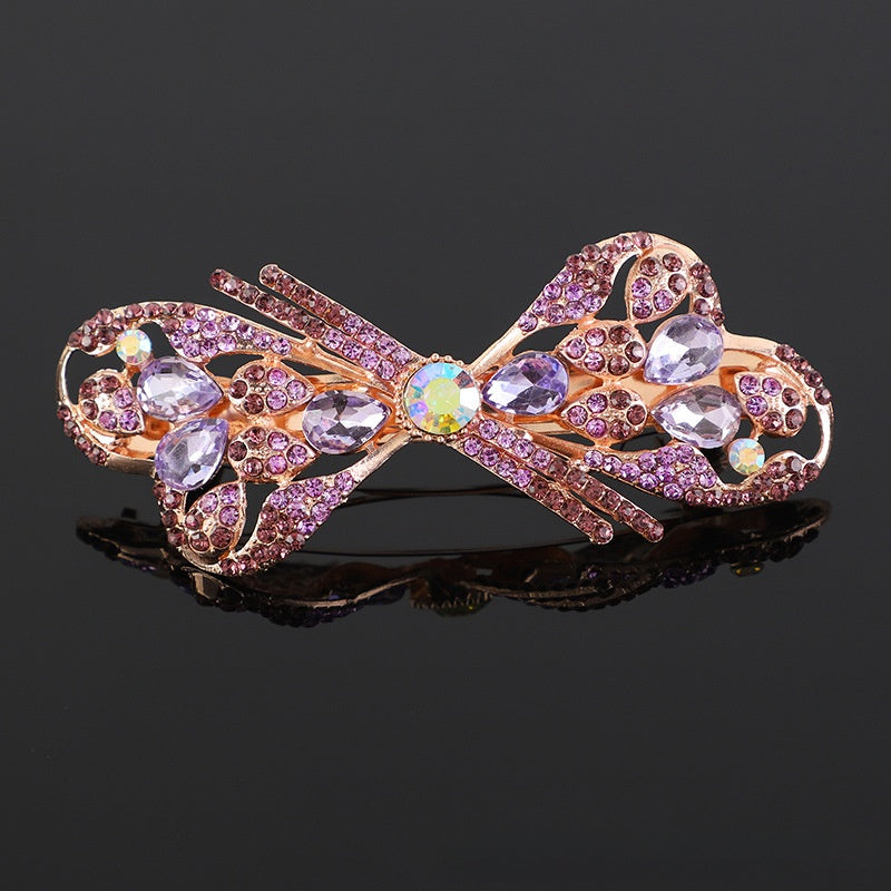 Crystal hair clip