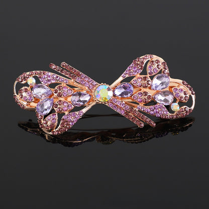 Crystal hair clip