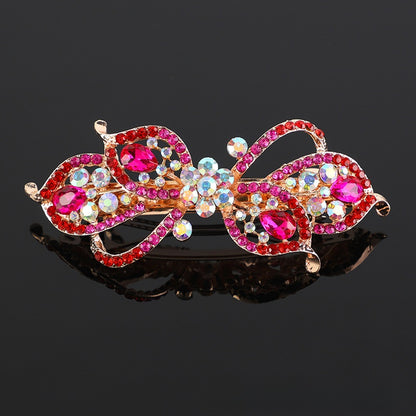 Crystal hair clip