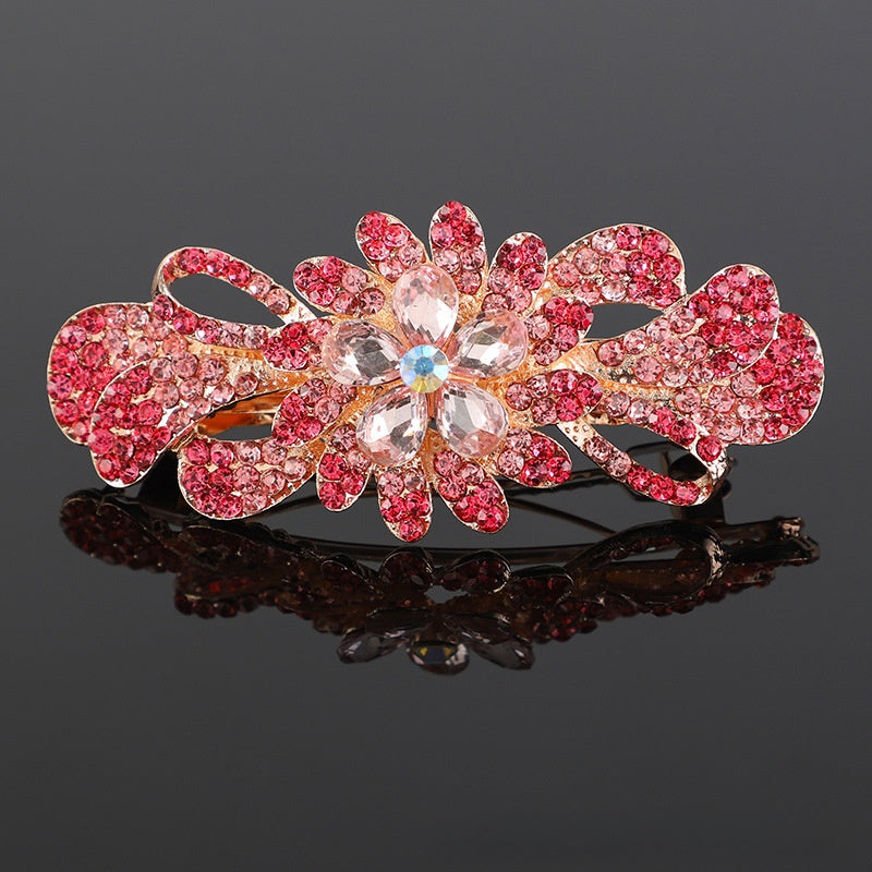 Crystal hair clip