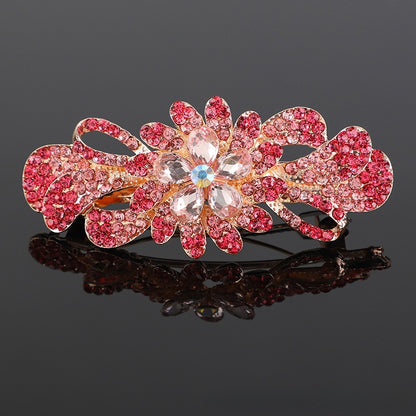 Crystal hair clip