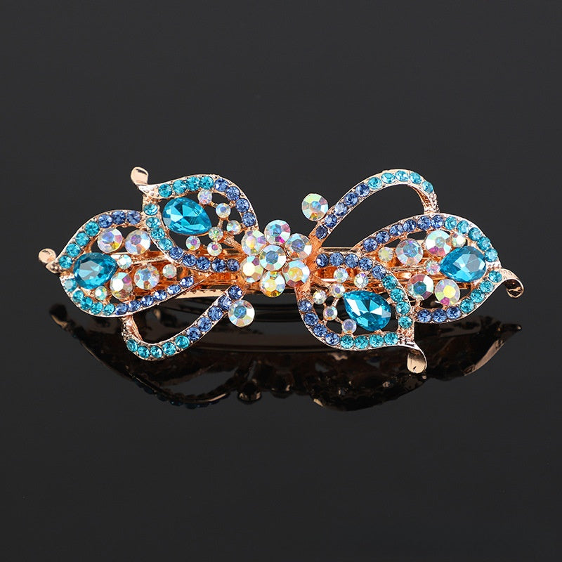 Crystal hair clip