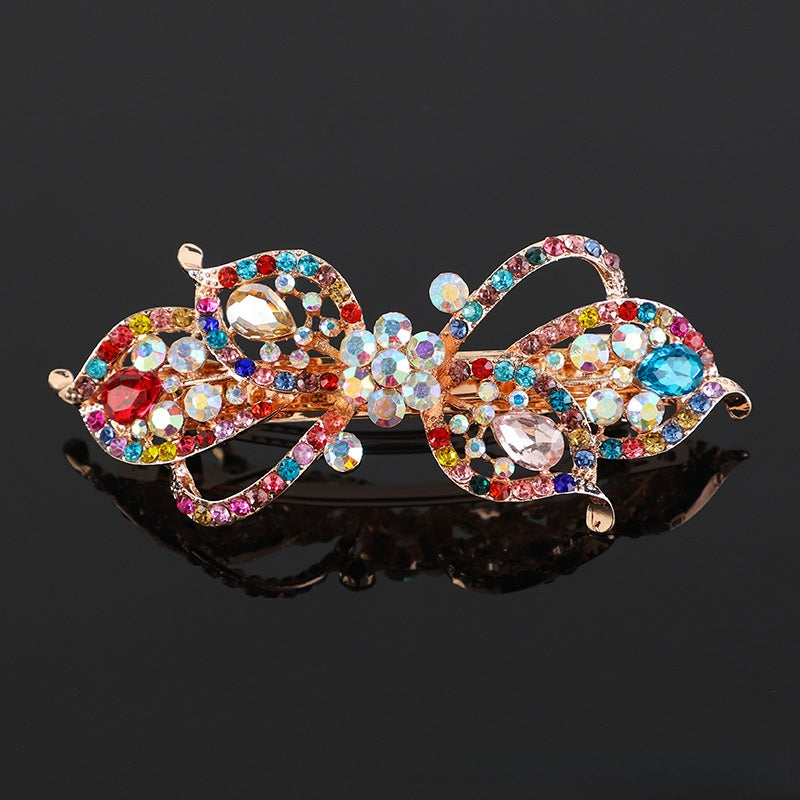 Crystal hair clip