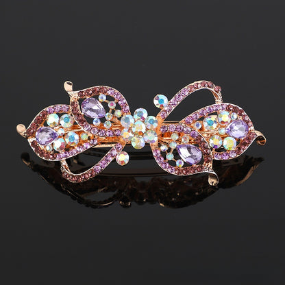 Crystal hair clip