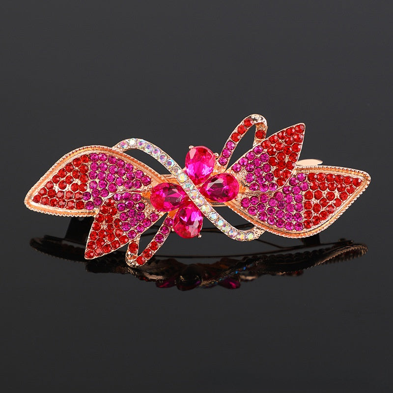 Crystal hair clip