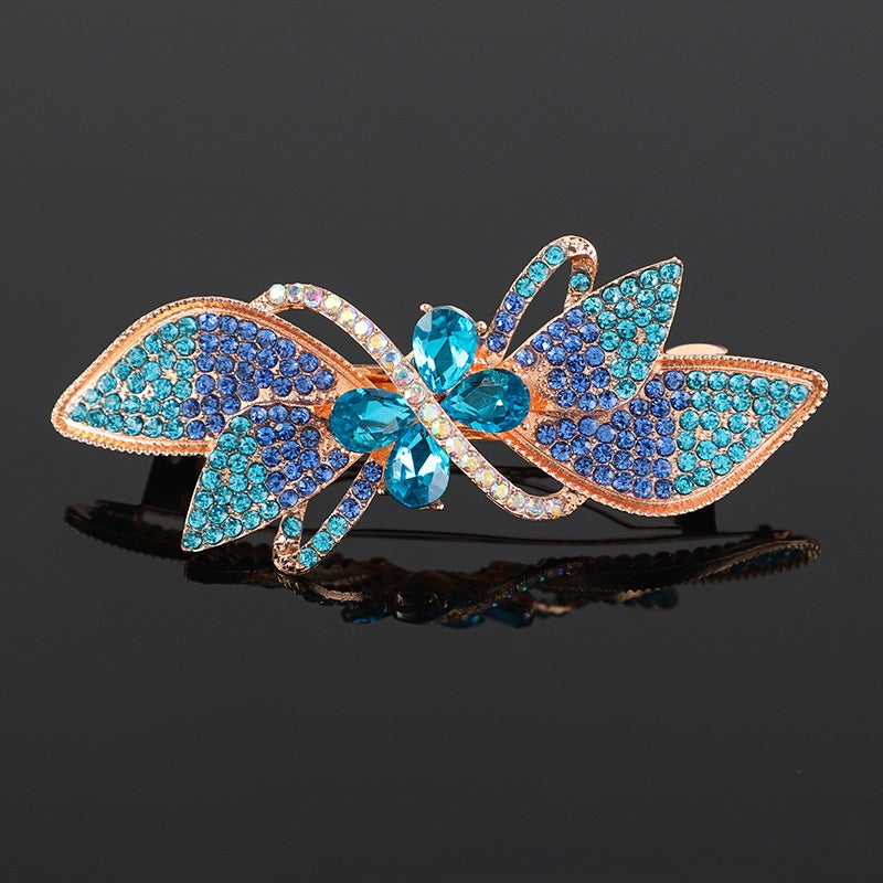 Crystal hair clip