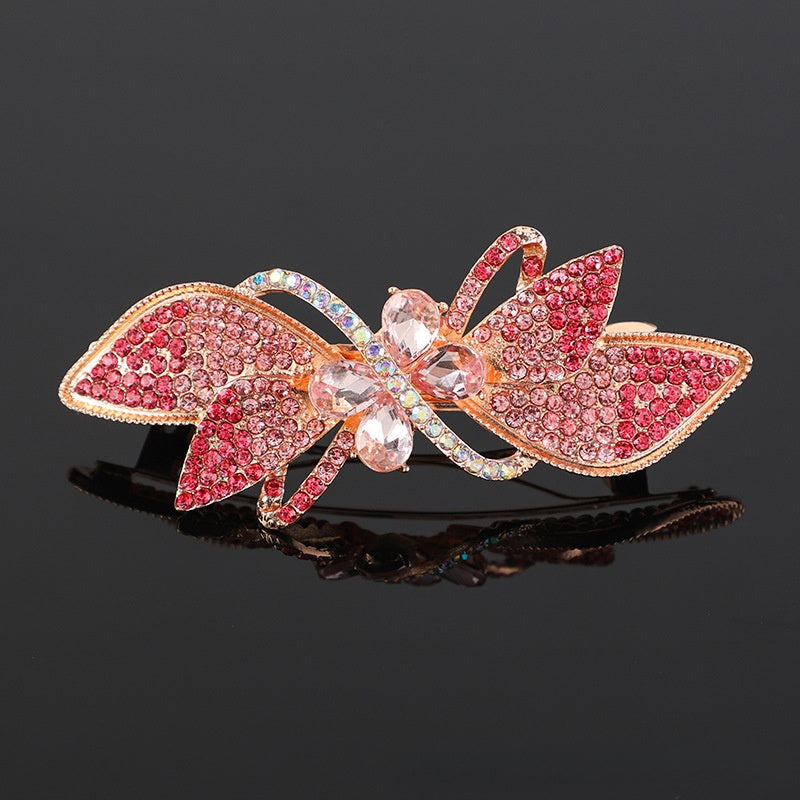 Crystal hair clip