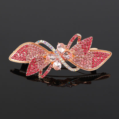 Crystal hair clip