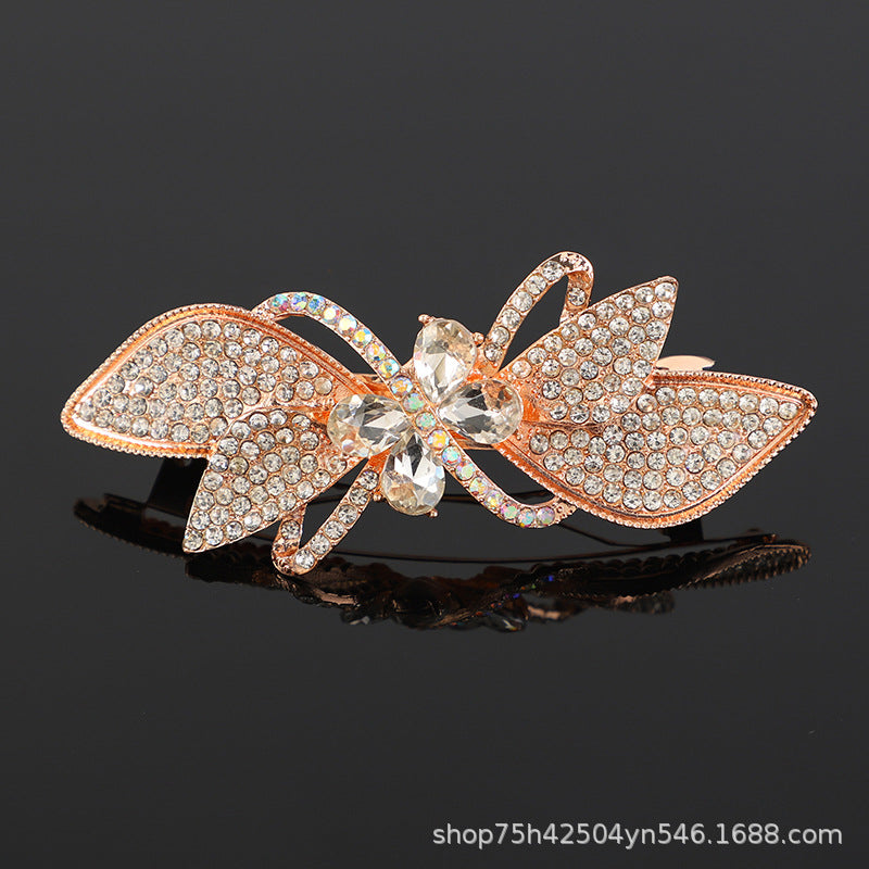 Crystal hair clip