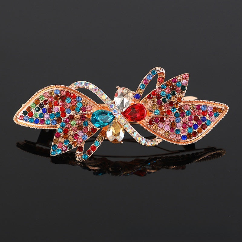 Crystal hair clip