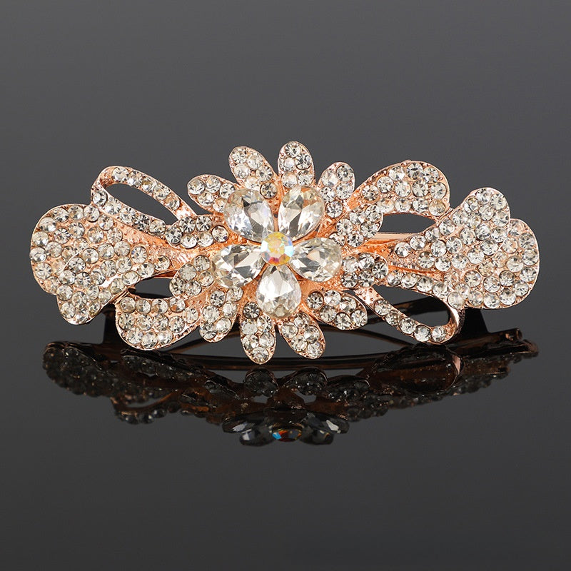 Crystal hair clip