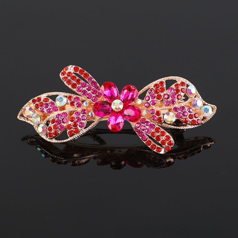 Crystal hair clip
