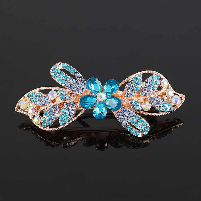 Crystal hair clip