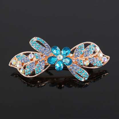 Crystal hair clip