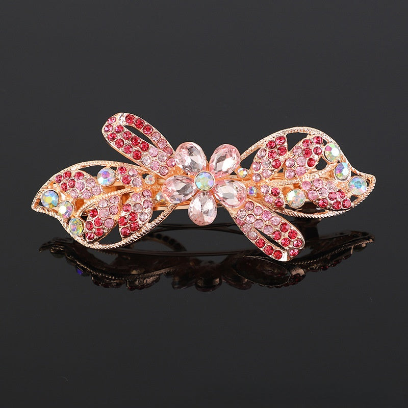 Crystal hair clip
