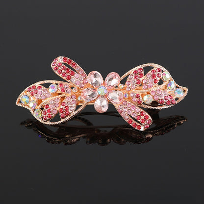 Crystal hair clip