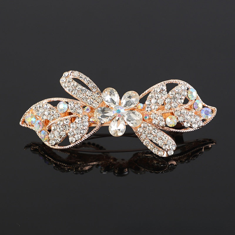 Crystal hair clip