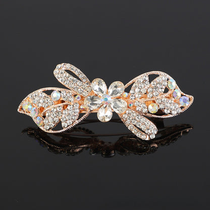 Crystal hair clip