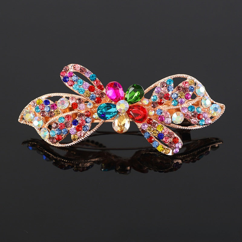 Crystal hair clip