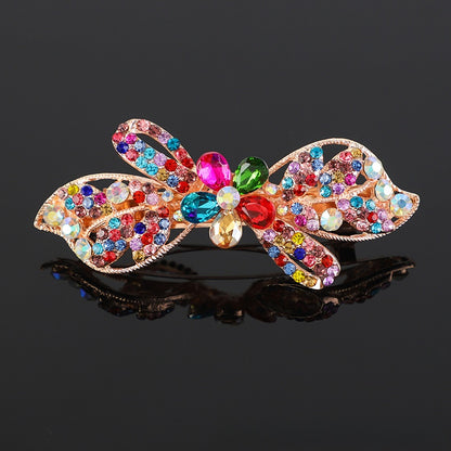 Crystal hair clip