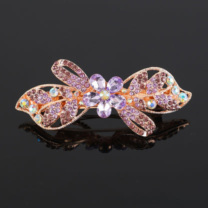 Crystal hair clip