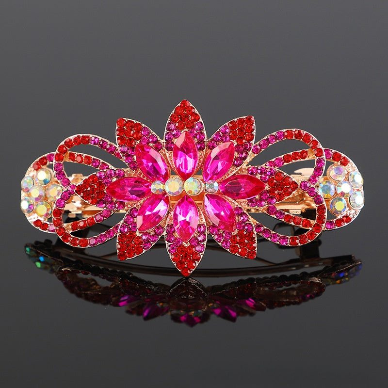 Crystal hair clip