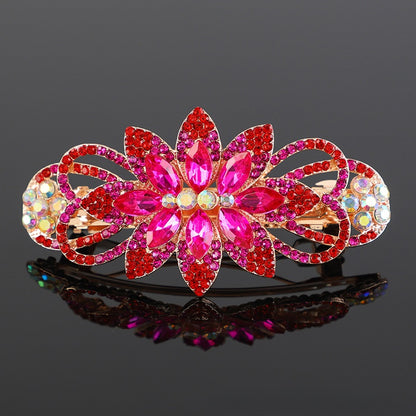 Crystal hair clip