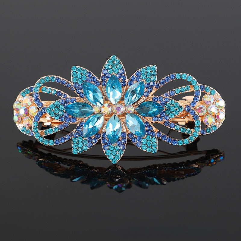 Crystal hair clip