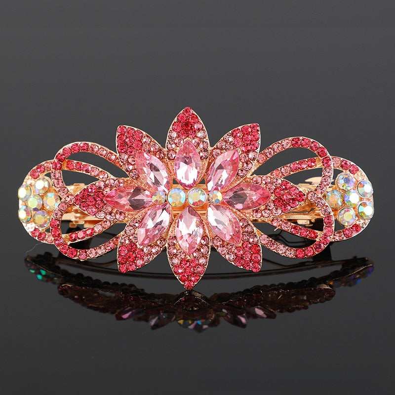 Crystal hair clip