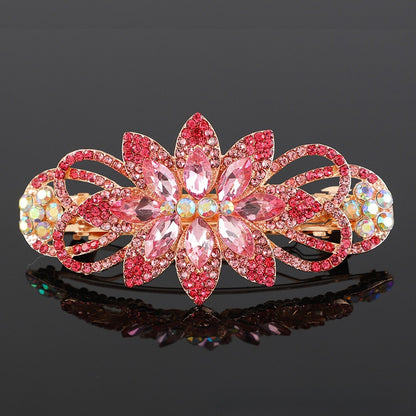 Crystal hair clip