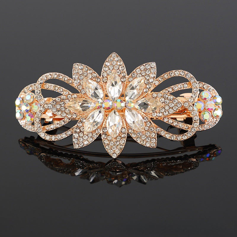 Crystal hair clip