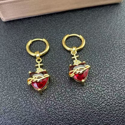 Crystal Heart Pendant Necklace