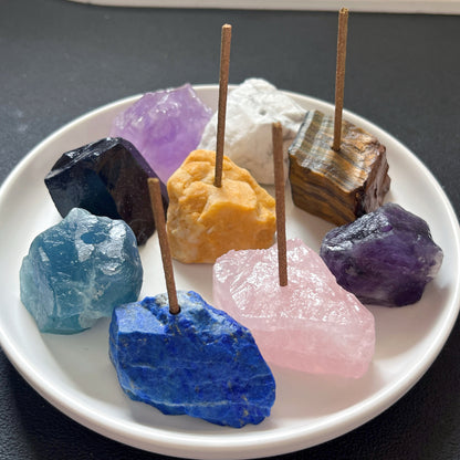 crystal incense holder