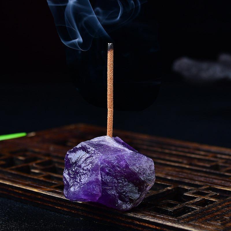 crystal incense holder
