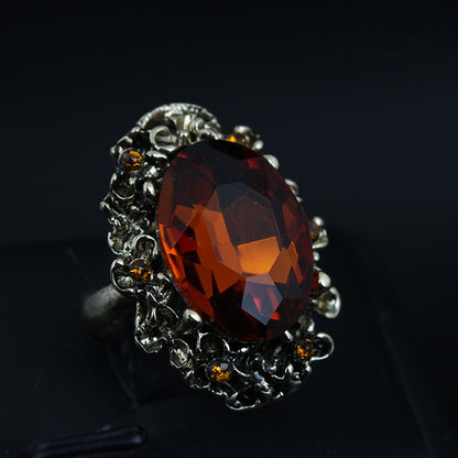 Crystal Large Gemstone Ring