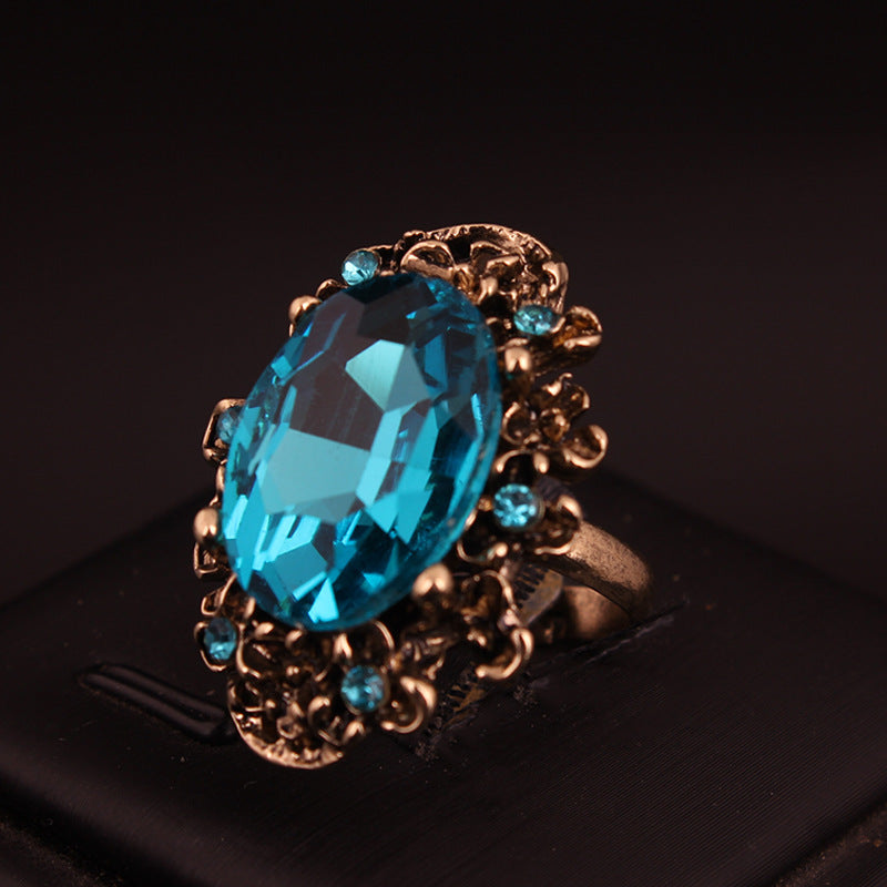 Crystal Large Gemstone Ring