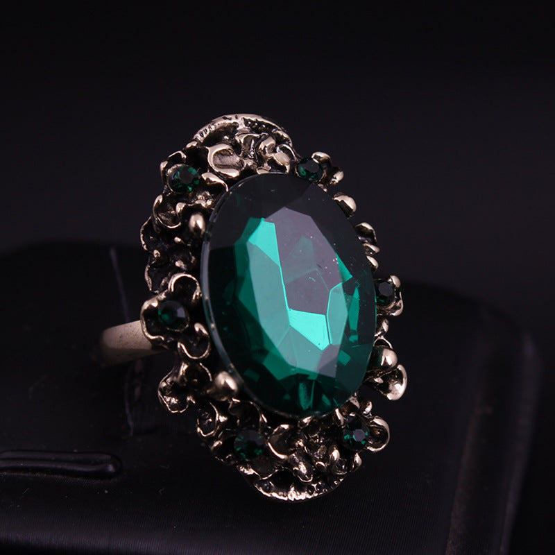 Crystal Large Gemstone Ring