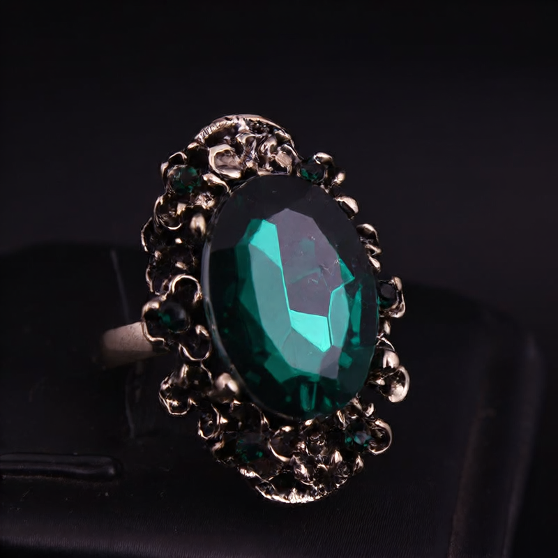 Crystal Large Gemstone Ring