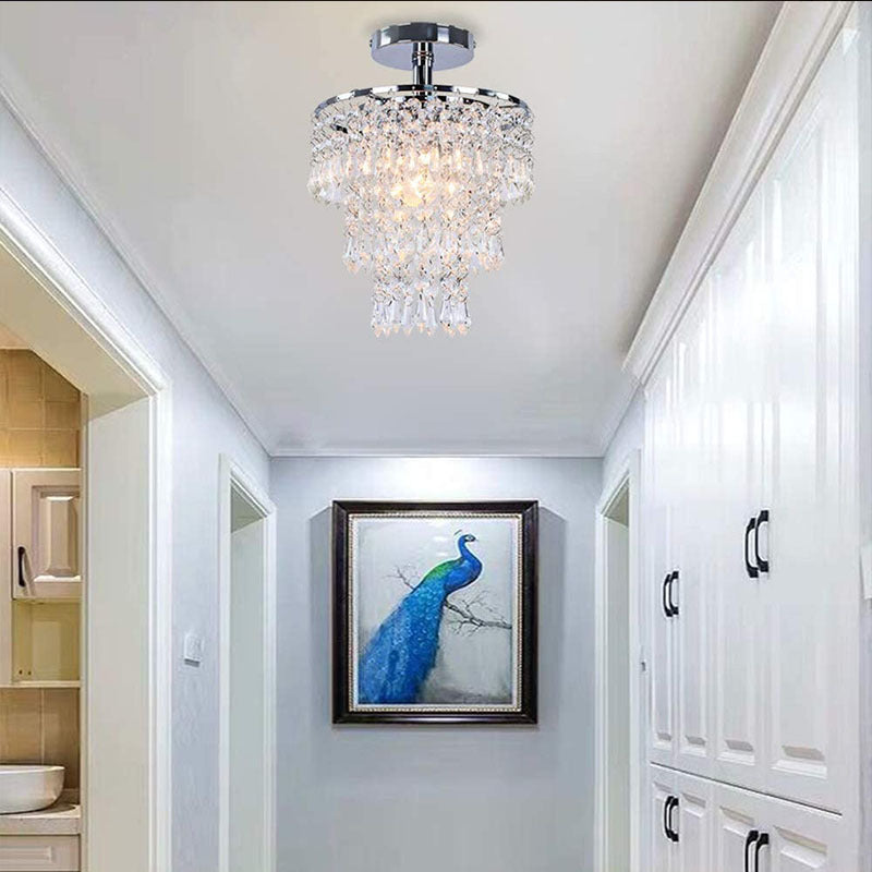 Crystal LED ceiling lamp