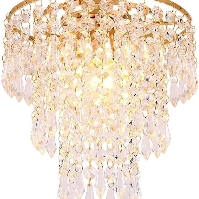 Crystal LED ceiling lamp