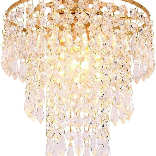 Crystal LED ceiling lamp