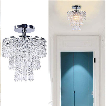 Crystal LED ceiling lamp