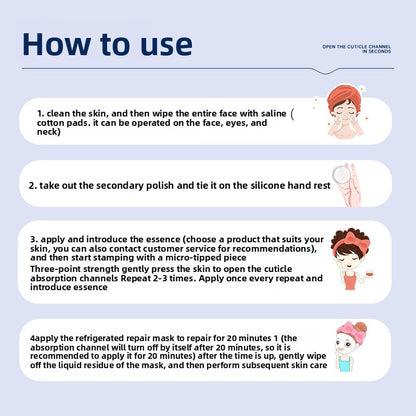 Crystal microneedle prick