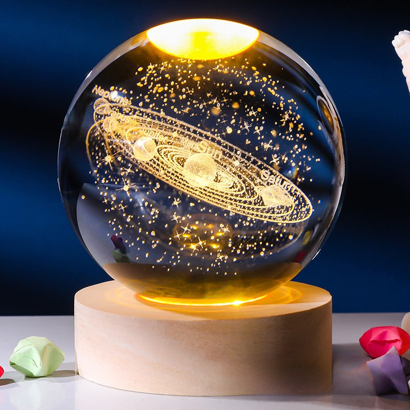 Crystal ornament lamp