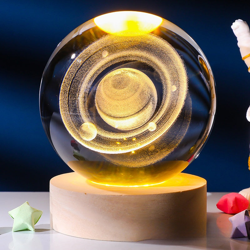 Crystal ornament lamp